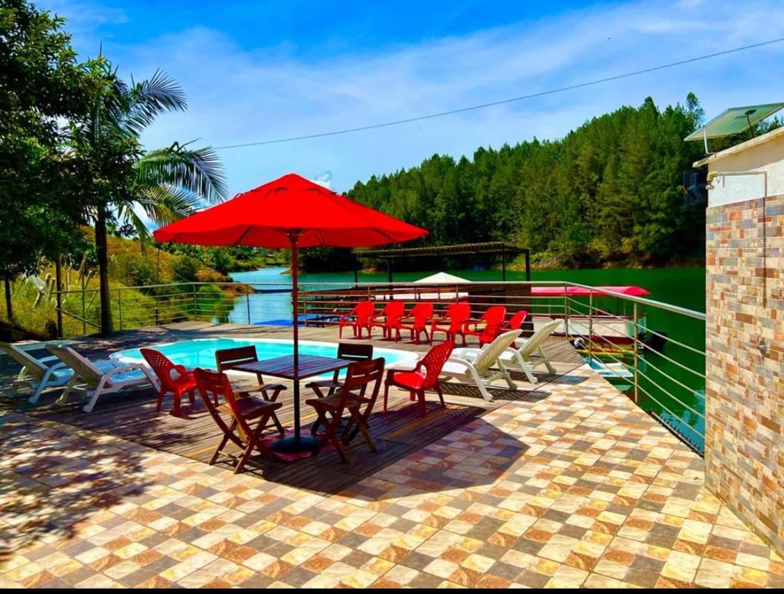 Finca Santa Monica Guatape Privada Lujosa Piscina Jacuzzi Sauna Muelle Represa Jetski Planchon Villa Ngoại thất bức ảnh